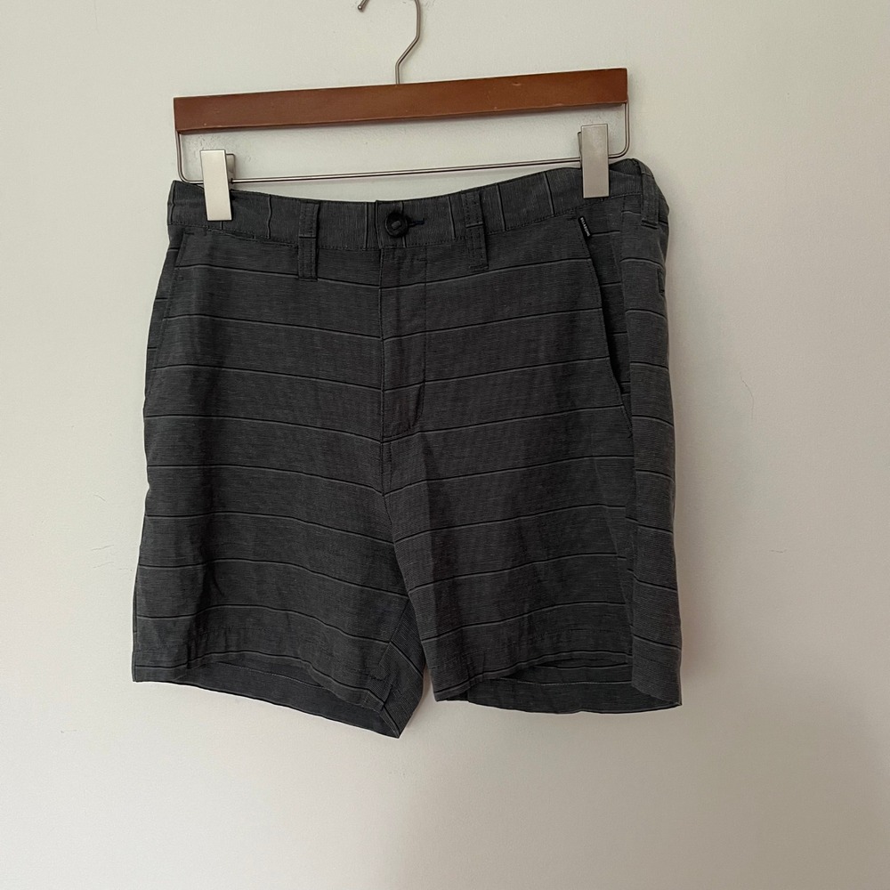 Billabong Crossfire Submersibles Hybrid Shorts Mens 30 Charcoal Grey Striped